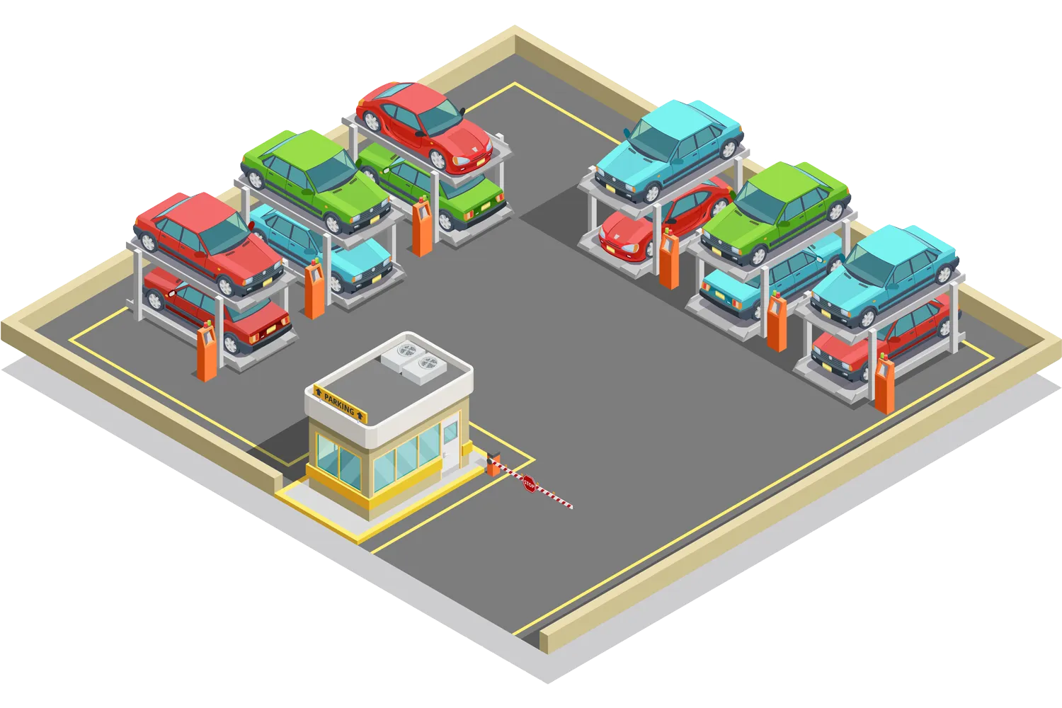 Setting up a parking lot